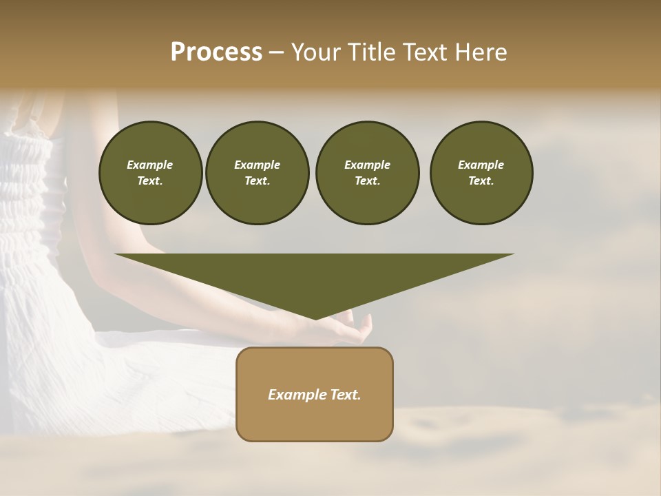 Fingers Tranquil Person PowerPoint Template