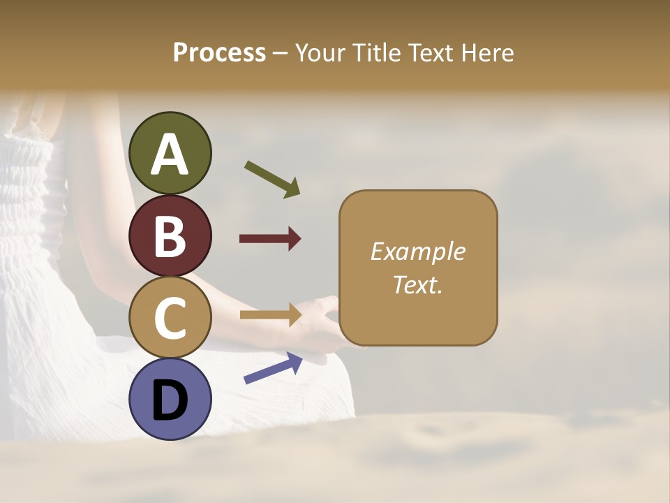 Fingers Tranquil Person PowerPoint Template