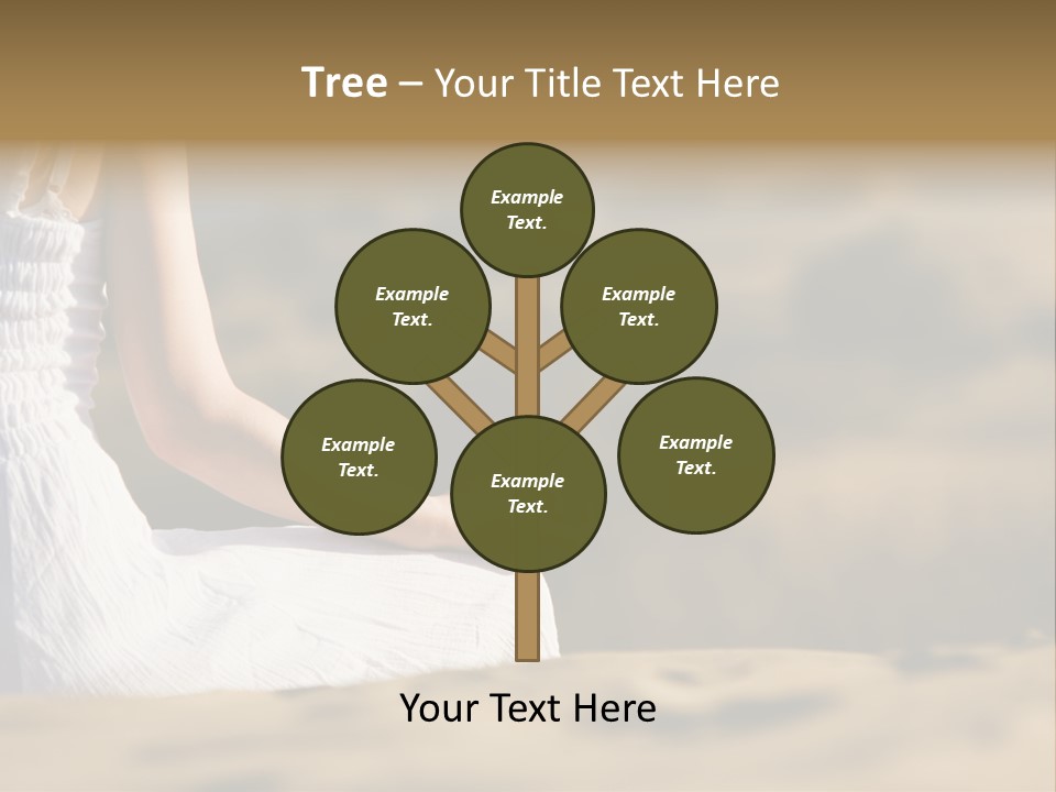 Fingers Tranquil Person PowerPoint Template