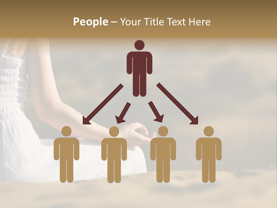 Fingers Tranquil Person PowerPoint Template
