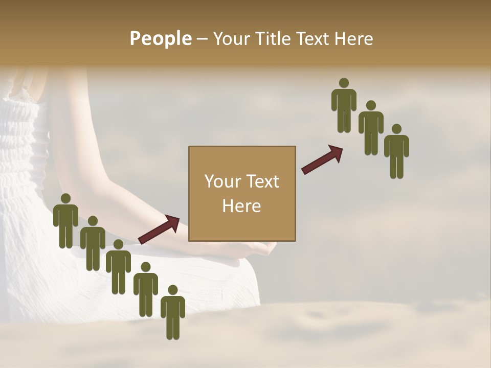 Fingers Tranquil Person PowerPoint Template