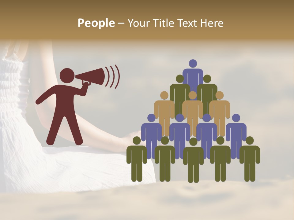 Fingers Tranquil Person PowerPoint Template