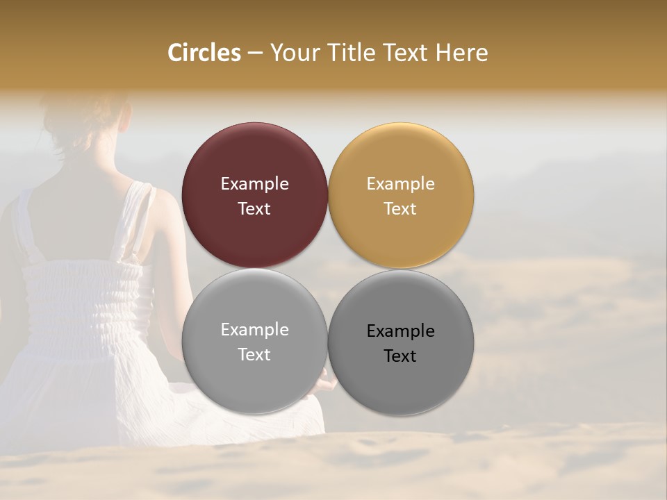 Person Outdoors Meditating PowerPoint Template