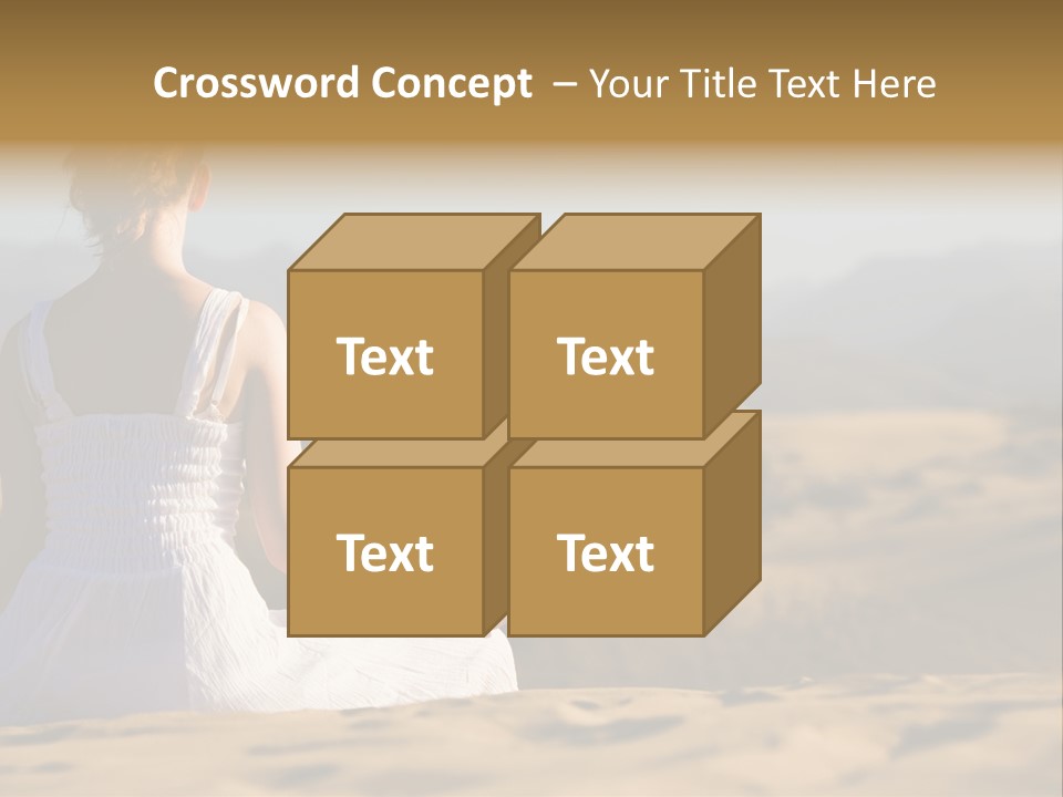 Person Outdoors Meditating PowerPoint Template