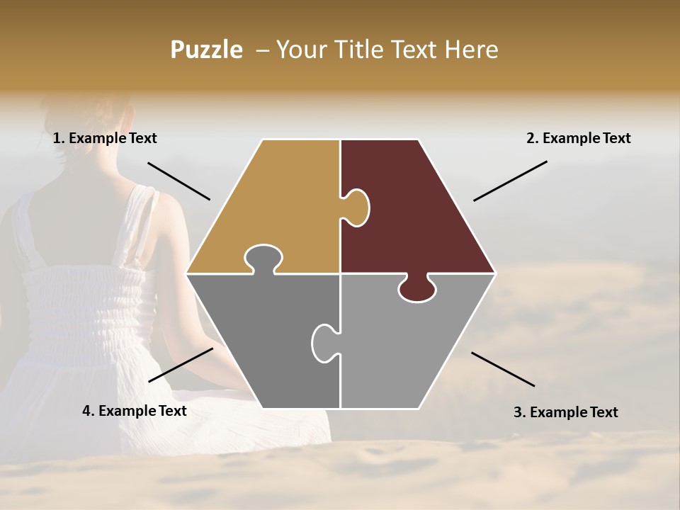 Person Outdoors Meditating PowerPoint Template