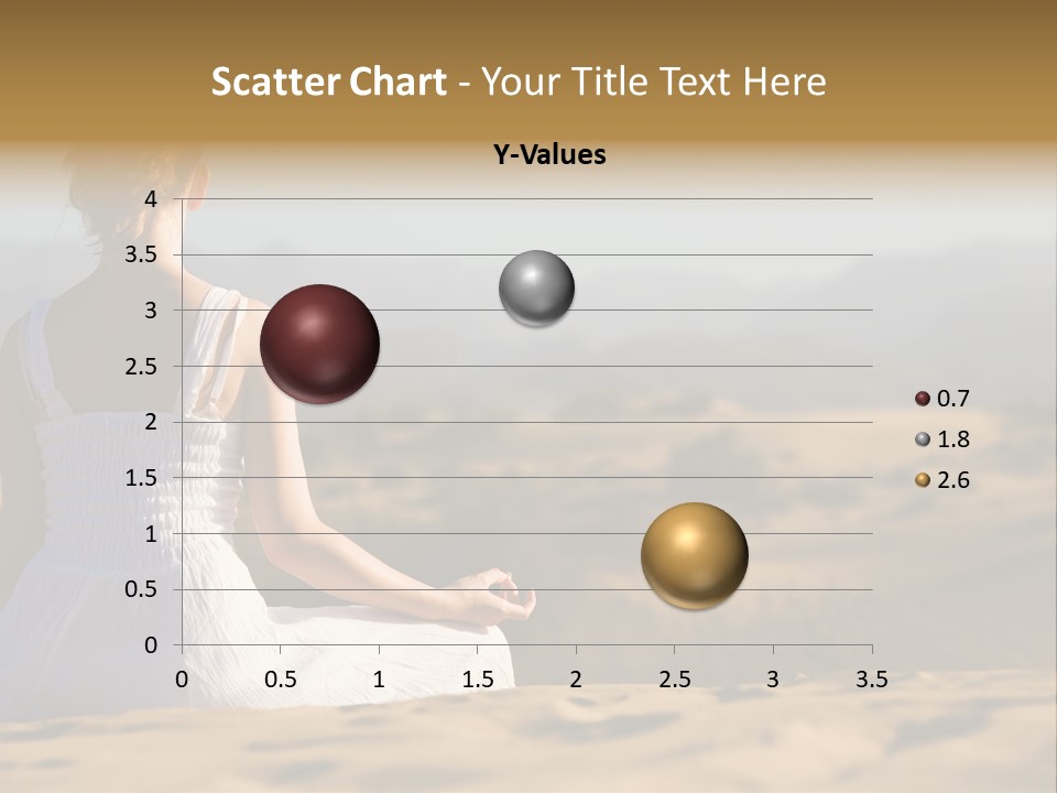 Person Outdoors Meditating PowerPoint Template
