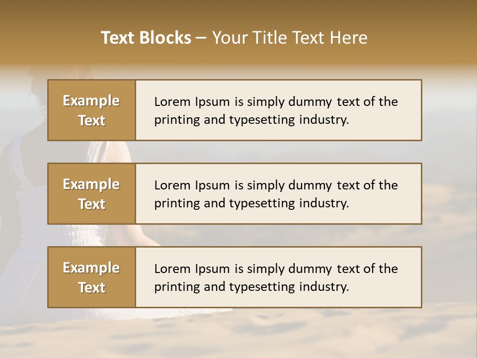 Person Outdoors Meditating PowerPoint Template