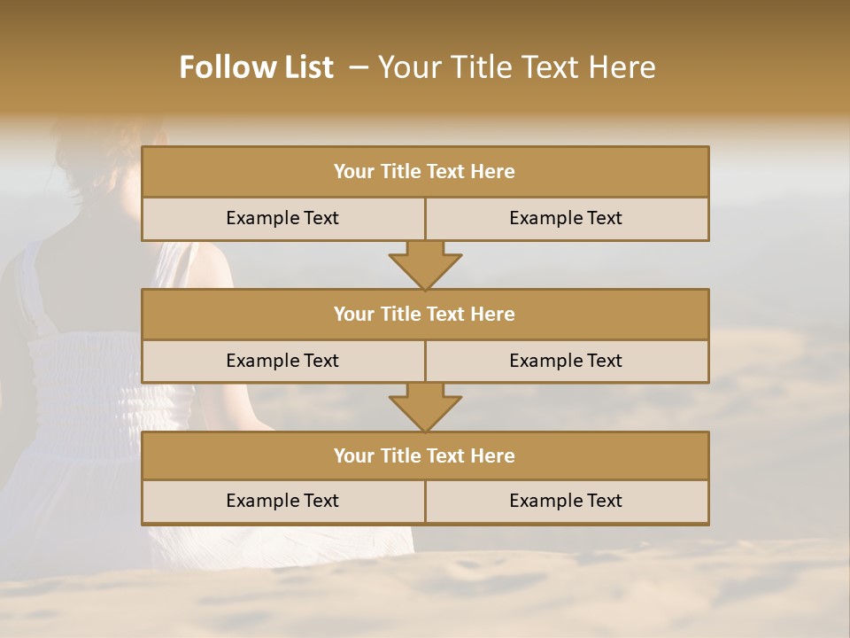 Person Outdoors Meditating PowerPoint Template