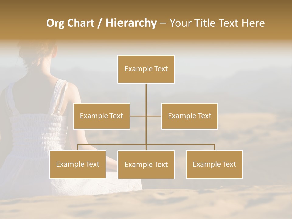 Person Outdoors Meditating PowerPoint Template