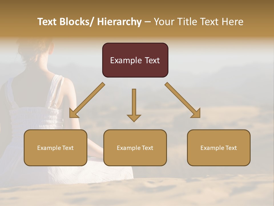 Person Outdoors Meditating PowerPoint Template