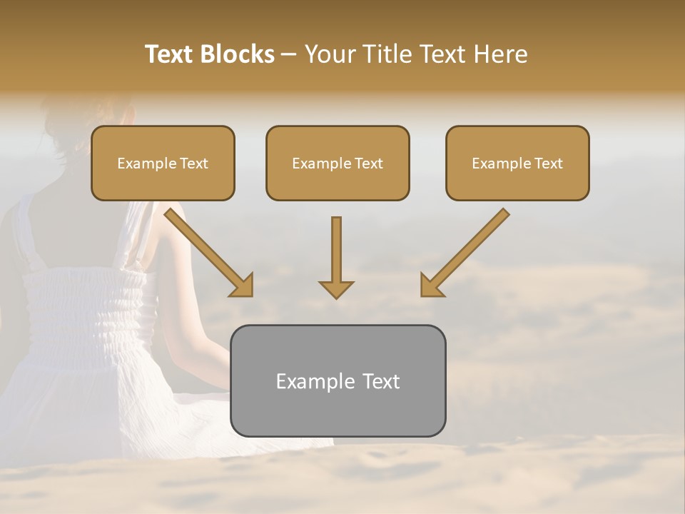 Person Outdoors Meditating PowerPoint Template