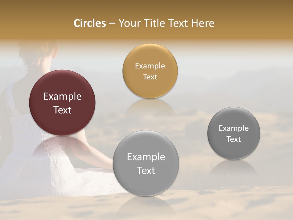 Person Outdoors Meditating PowerPoint Template