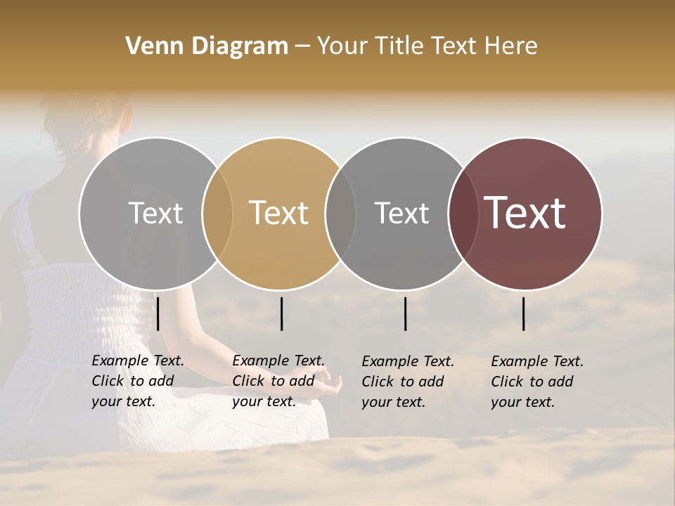 Person Outdoors Meditating PowerPoint Template