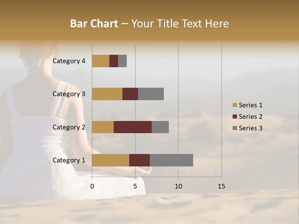 Person Outdoors Meditating PowerPoint Template