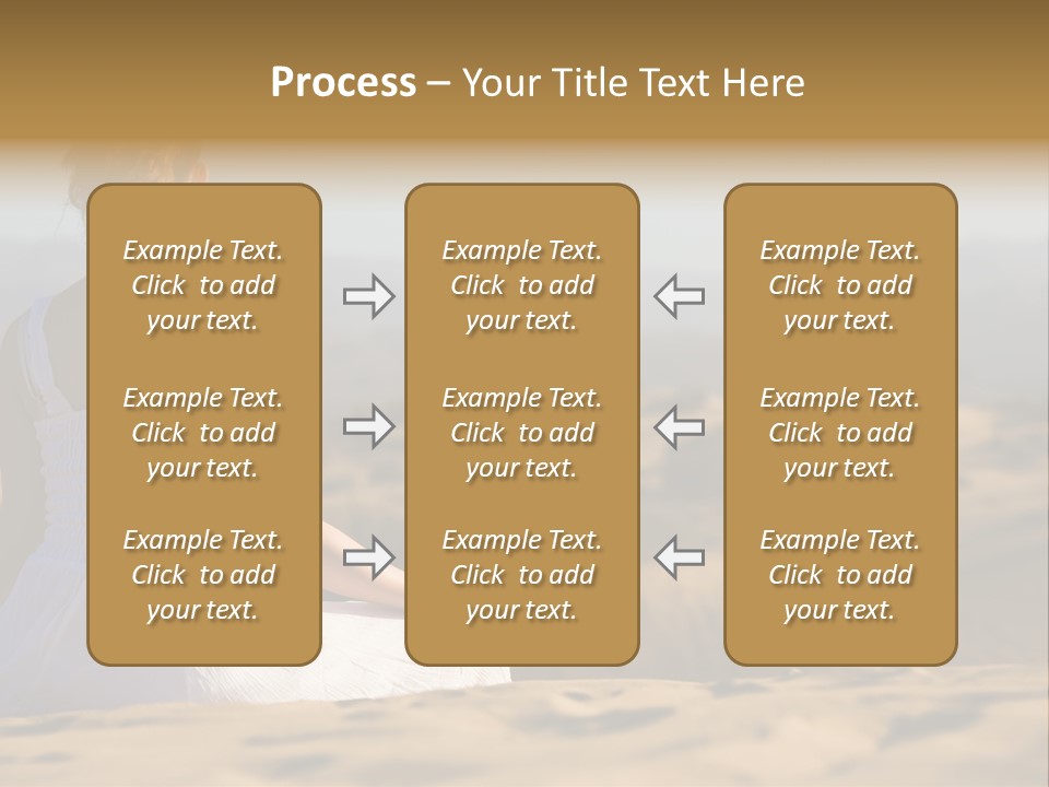 Person Outdoors Meditating PowerPoint Template