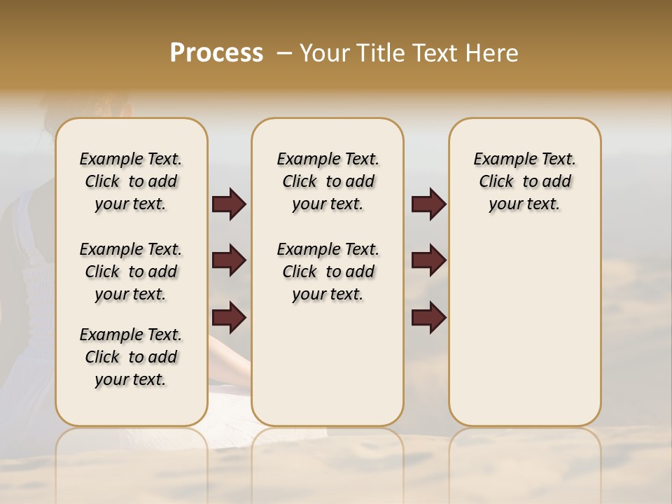 Person Outdoors Meditating PowerPoint Template