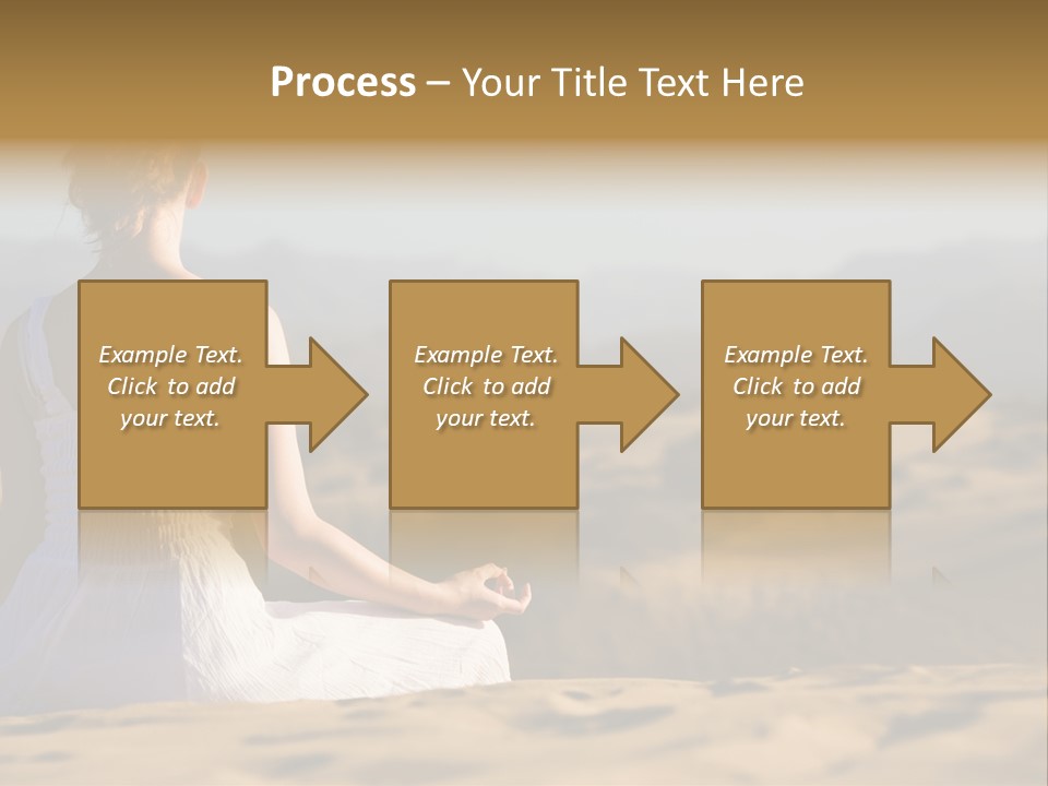 Person Outdoors Meditating PowerPoint Template