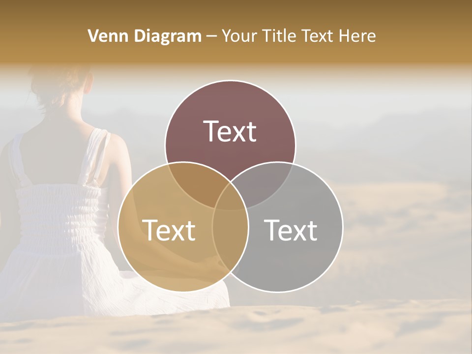 Person Outdoors Meditating PowerPoint Template