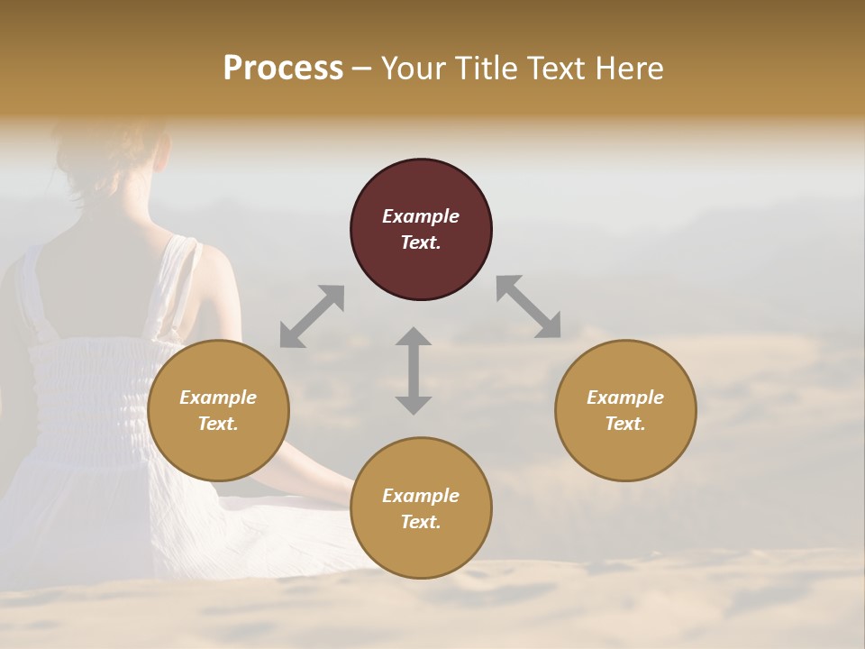 Person Outdoors Meditating PowerPoint Template