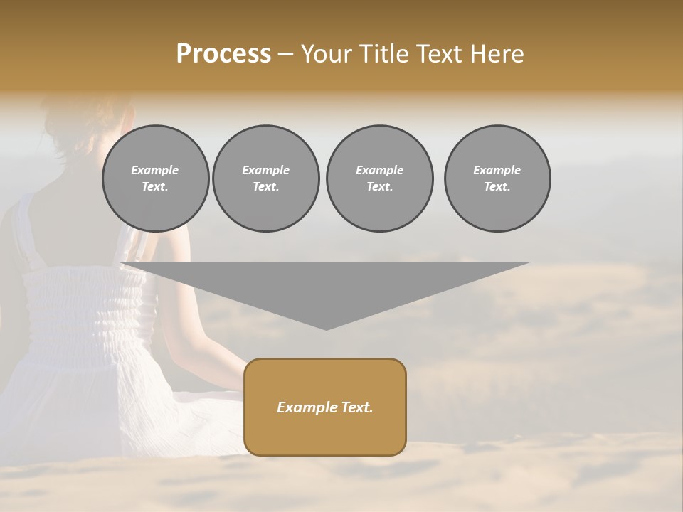 Person Outdoors Meditating PowerPoint Template