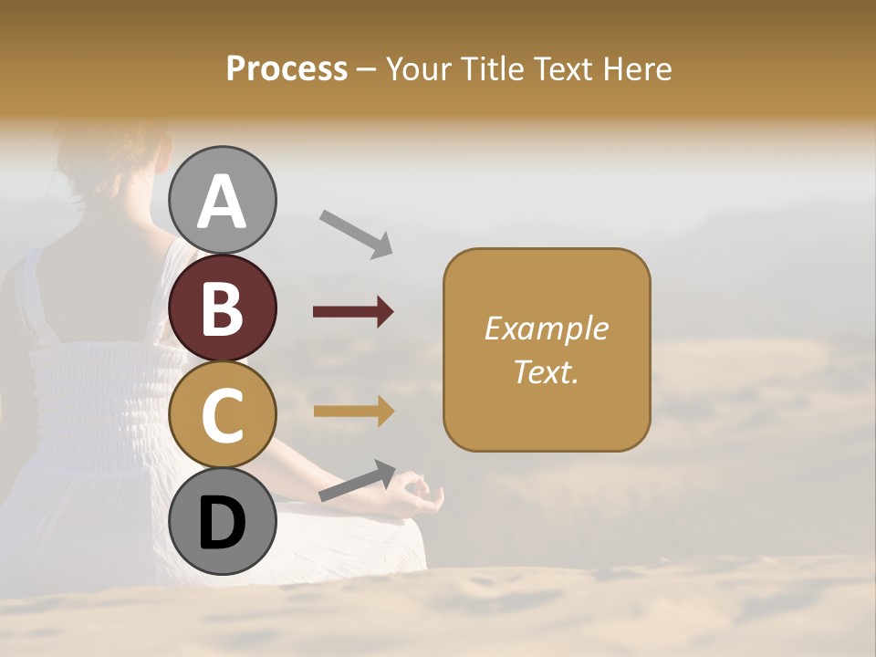 Person Outdoors Meditating PowerPoint Template
