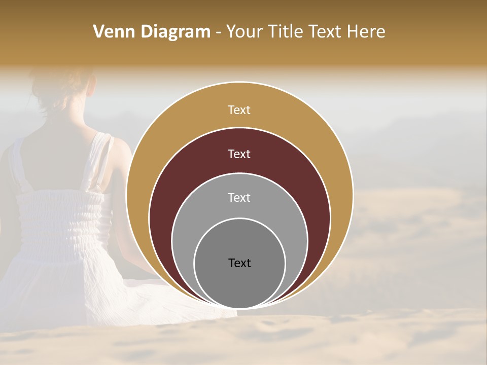Person Outdoors Meditating PowerPoint Template