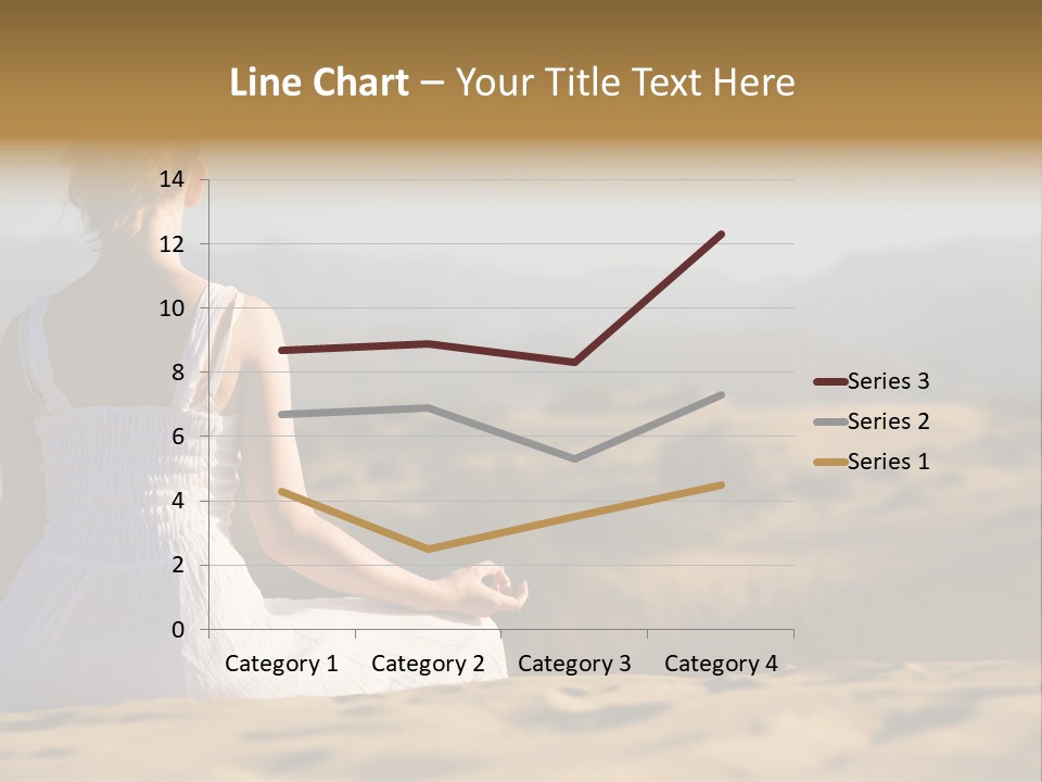Person Outdoors Meditating PowerPoint Template