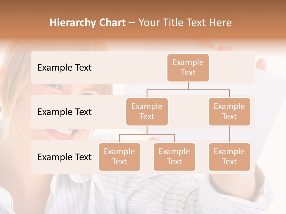 Caucasian Display Pretty PowerPoint Template