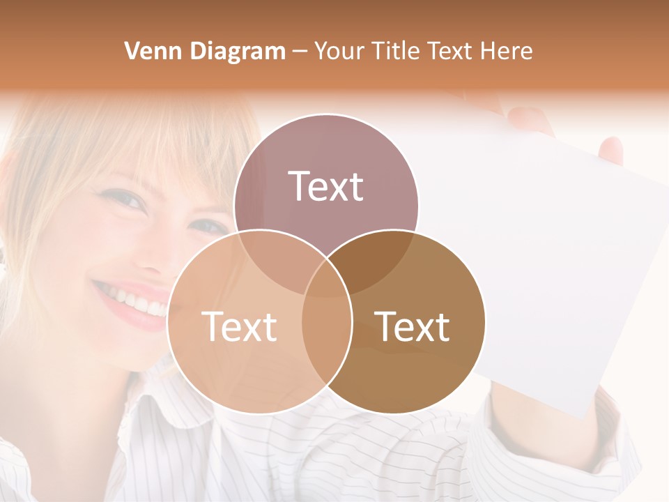 Caucasian Display Pretty PowerPoint Template