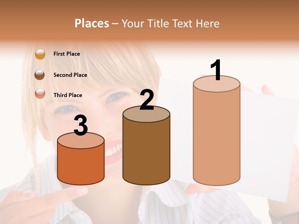 Hand White Holding PowerPoint Template