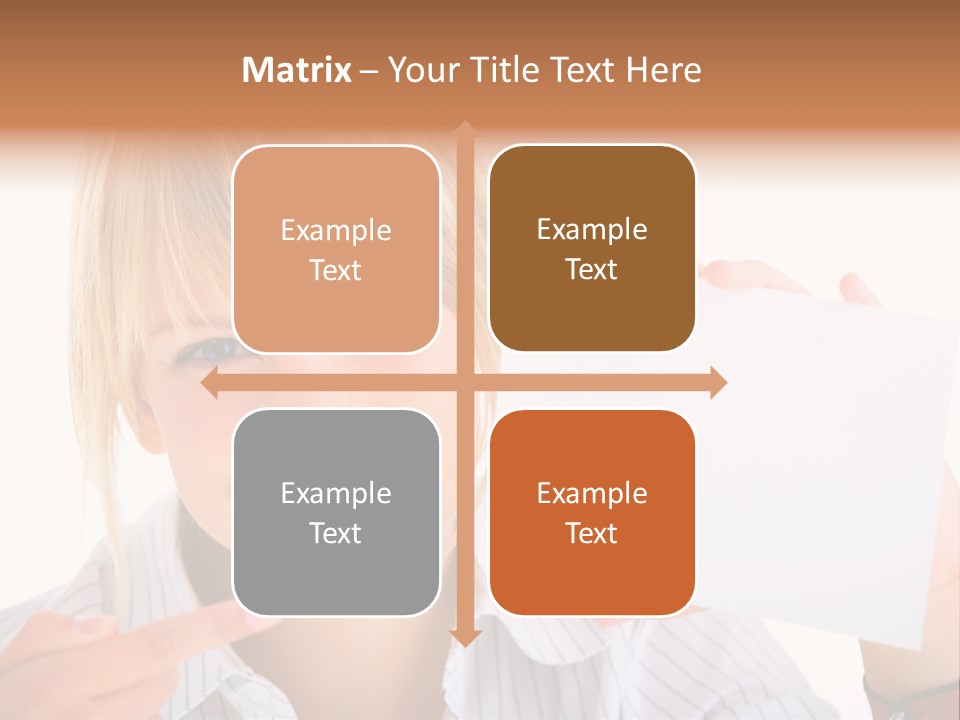 Hand White Holding PowerPoint Template