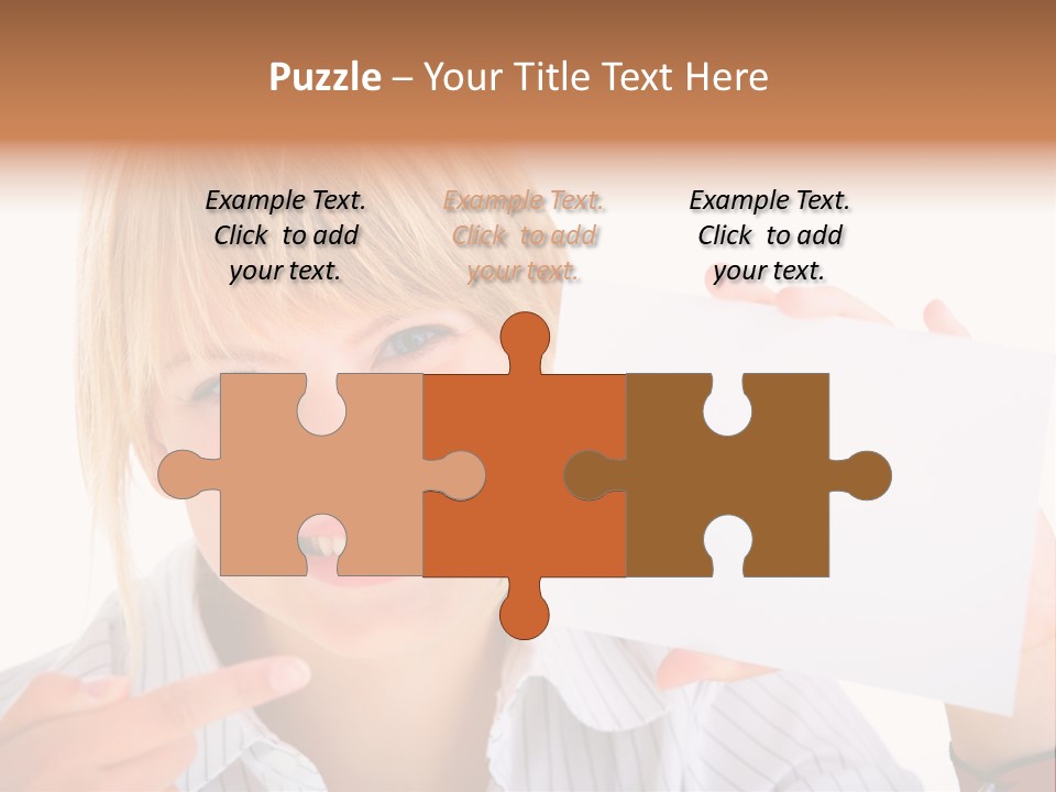 Hand White Holding PowerPoint Template