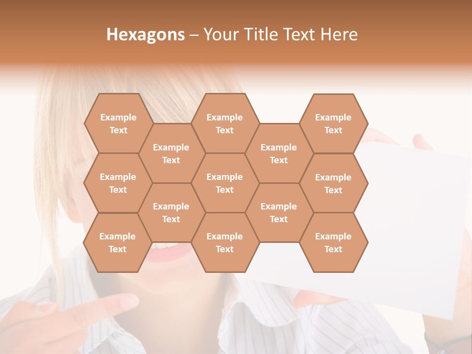 Hand White Holding PowerPoint Template