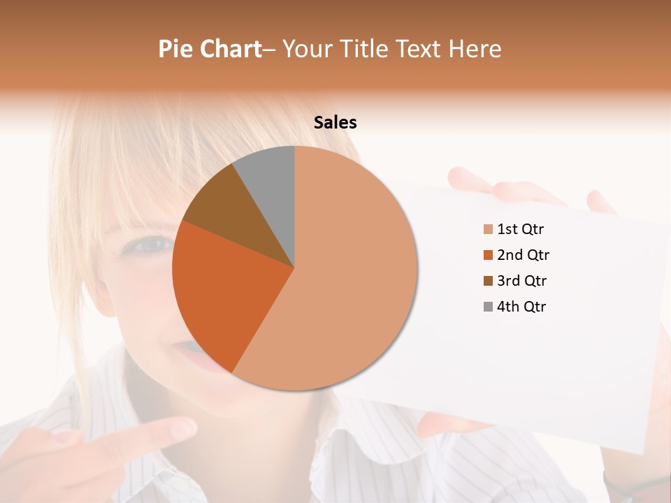 Hand White Holding PowerPoint Template