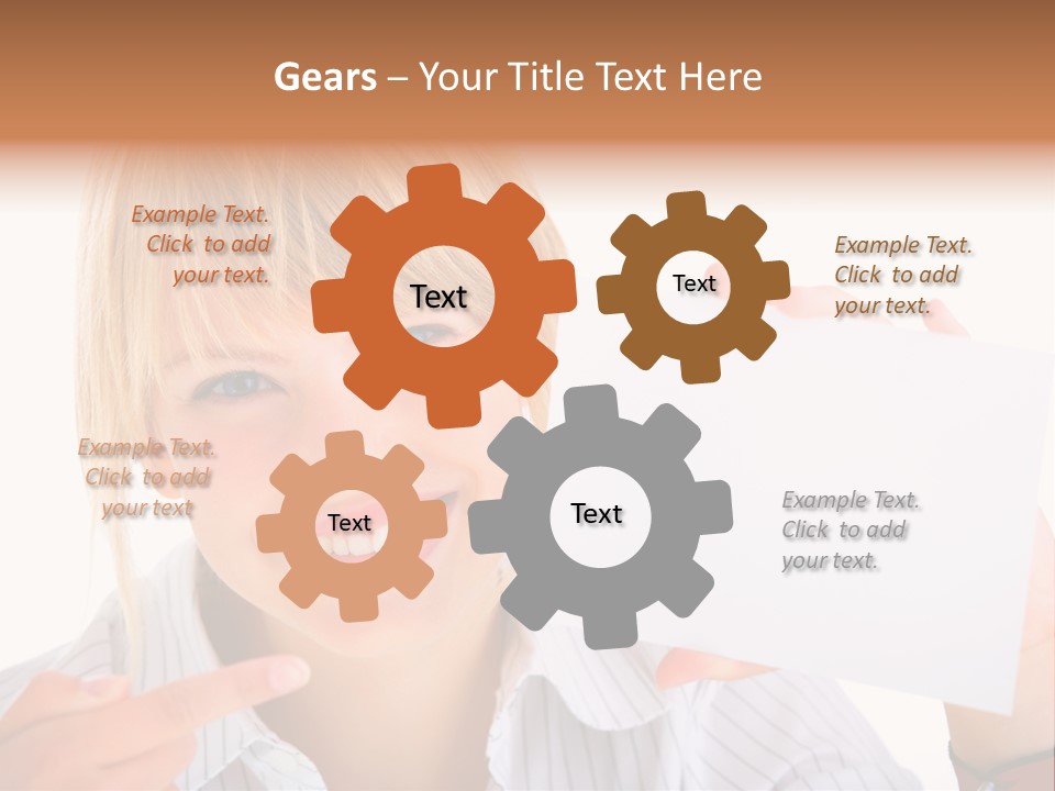 Hand White Holding PowerPoint Template