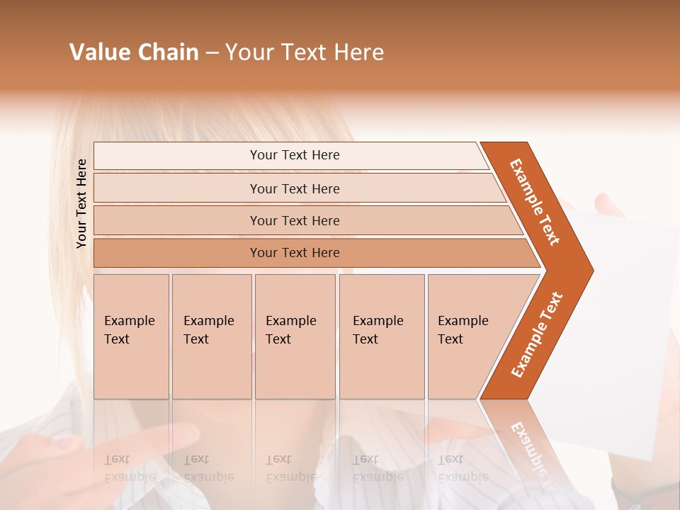 Hand White Holding PowerPoint Template