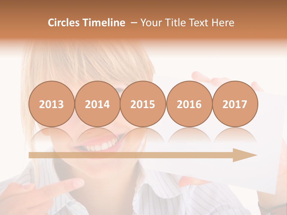 Hand White Holding PowerPoint Template