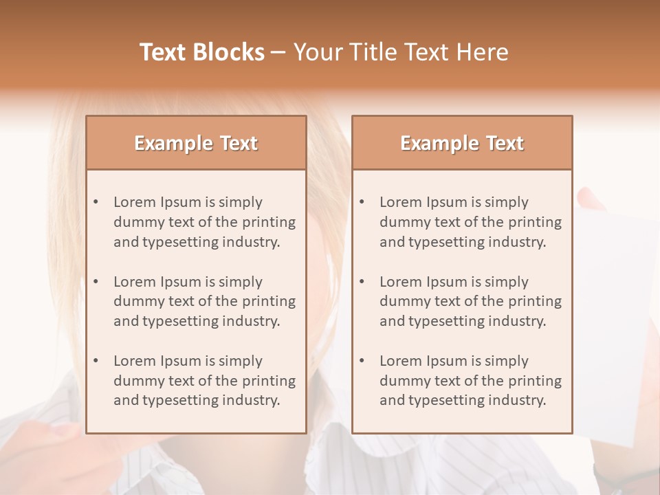 Hand White Holding PowerPoint Template