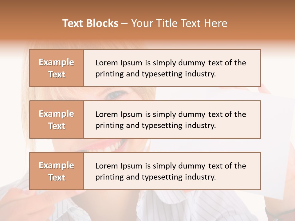 Hand White Holding PowerPoint Template