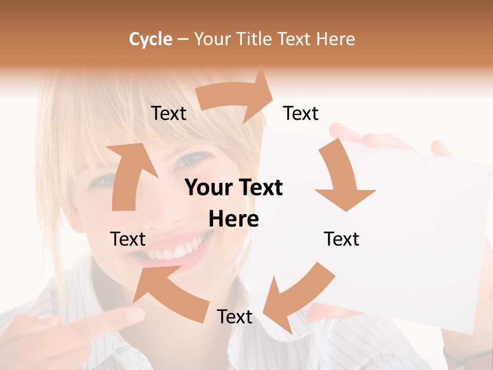 Hand White Holding PowerPoint Template