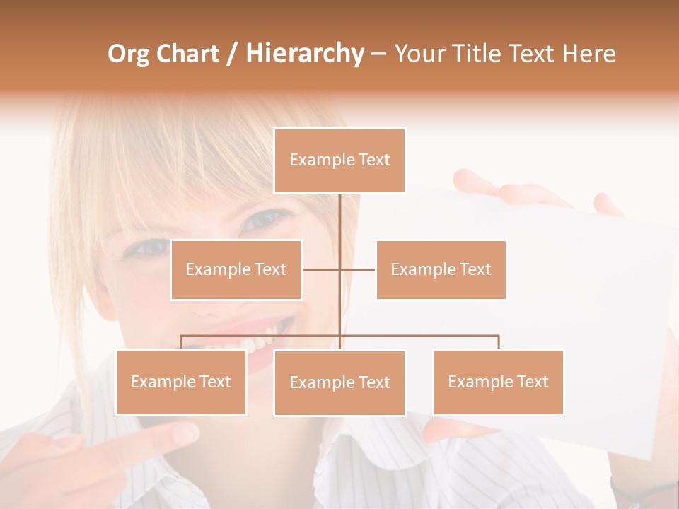 Hand White Holding PowerPoint Template