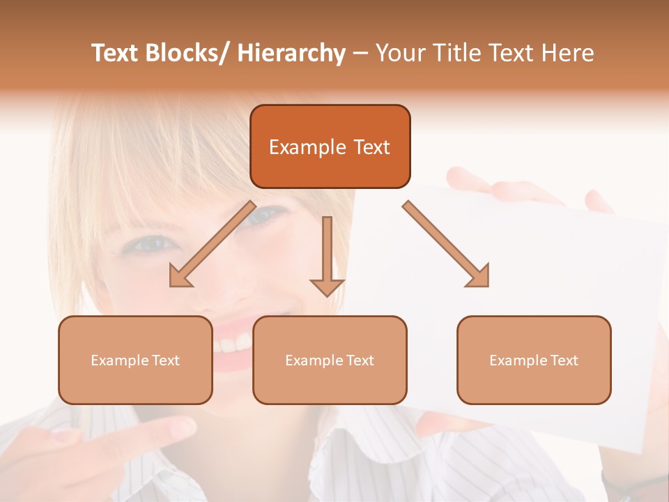 Hand White Holding PowerPoint Template