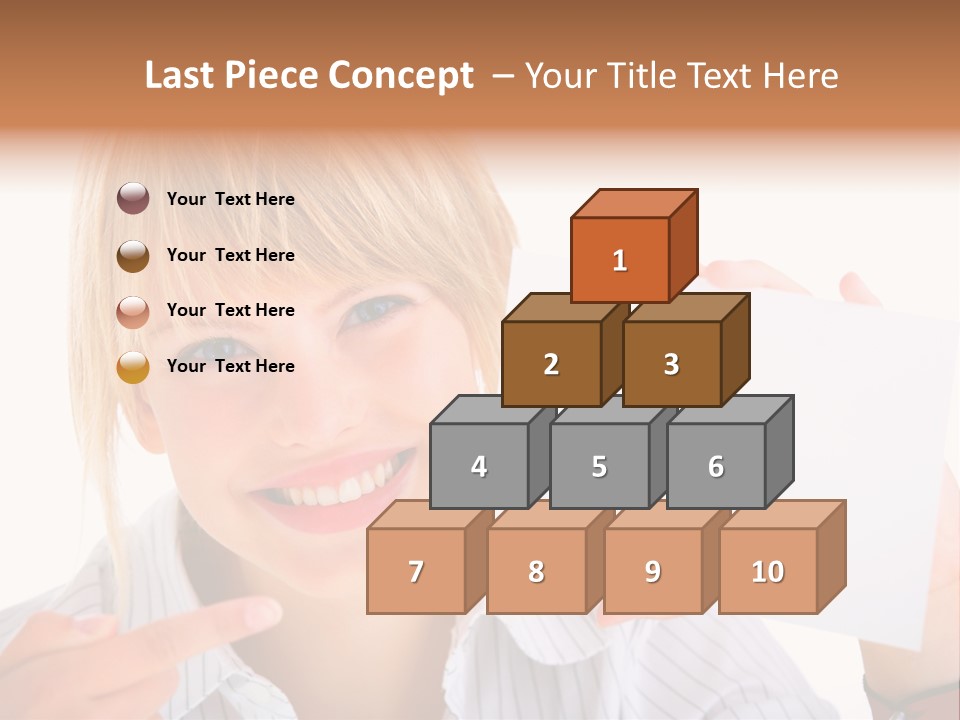 Hand White Holding PowerPoint Template