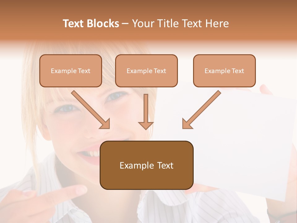 Hand White Holding PowerPoint Template