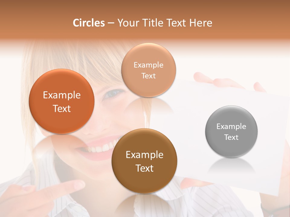 Hand White Holding PowerPoint Template