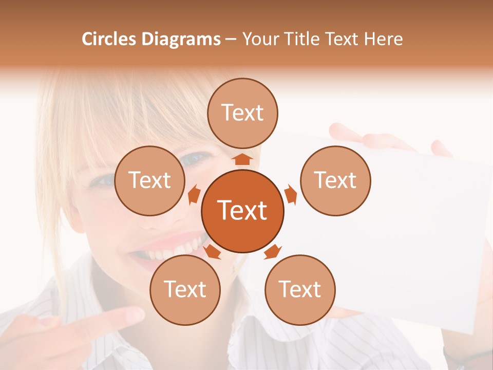 Hand White Holding PowerPoint Template