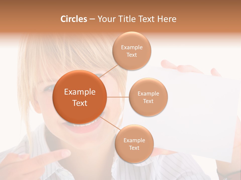 Hand White Holding PowerPoint Template