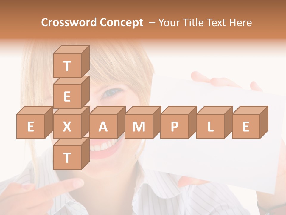 Hand White Holding PowerPoint Template