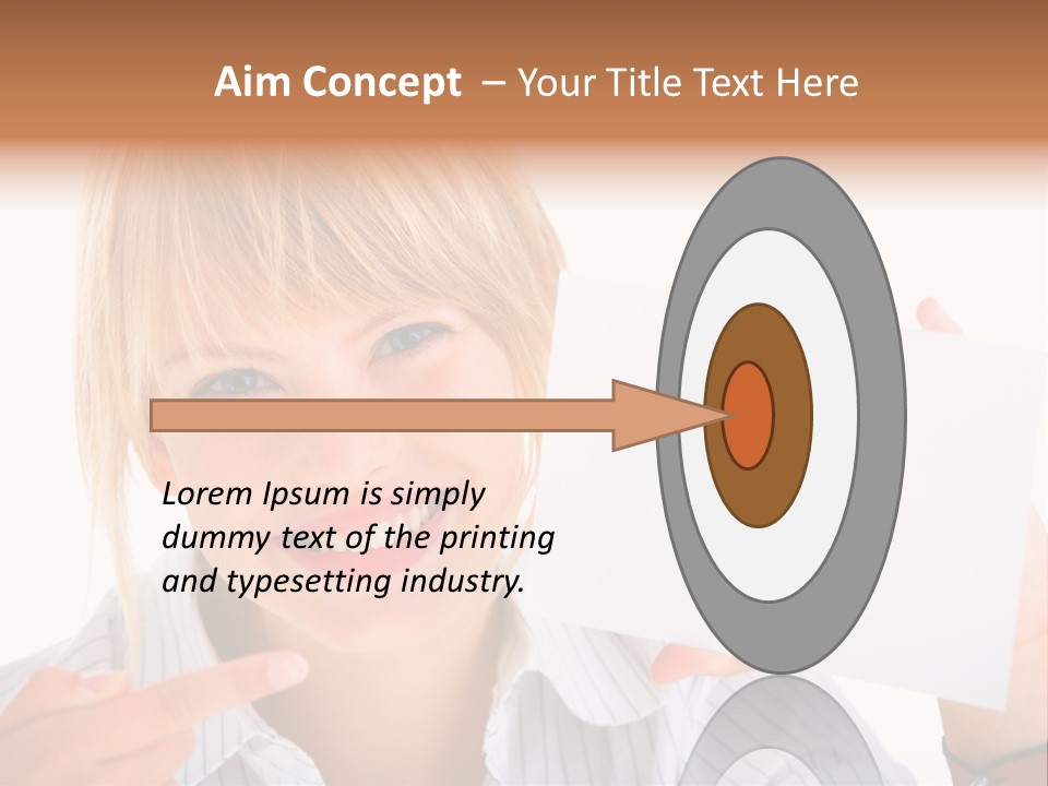 Hand White Holding PowerPoint Template