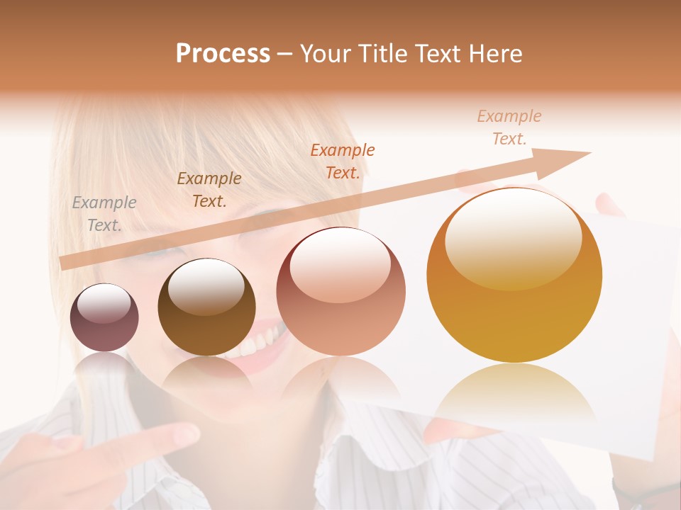 Hand White Holding PowerPoint Template